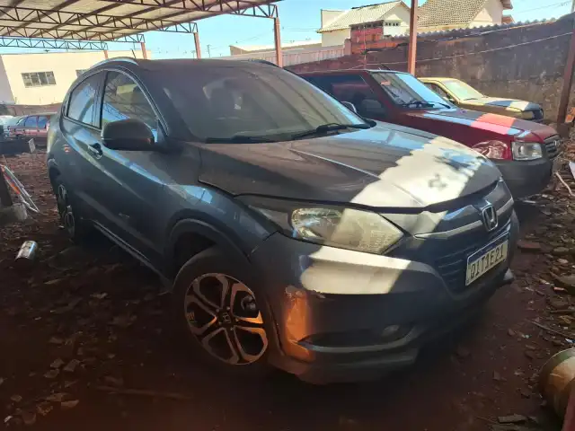 HONDA/HR-V EX CVT, PLACA QIT1E21, CINZA, FLEX, 2017/2018