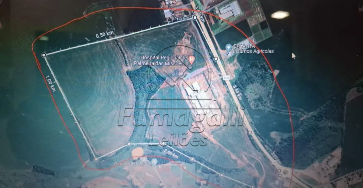 LOTE 000 - UMA FRAÇÃO DE TERRAS, OU SEJA, O MÓDULO 22, COM ÁREA SUPERFICIAL DE 20,160M², PALMEIRA DAS MSSÕES-RS