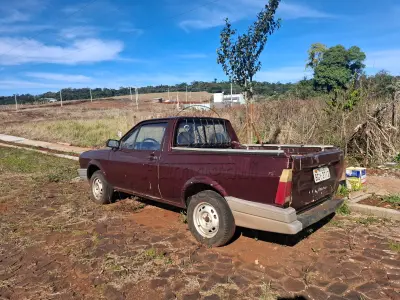 LOTE 001 - VW SAVEIRO CL, 1991/1991, VERMELHO, PLACA BGY 3712