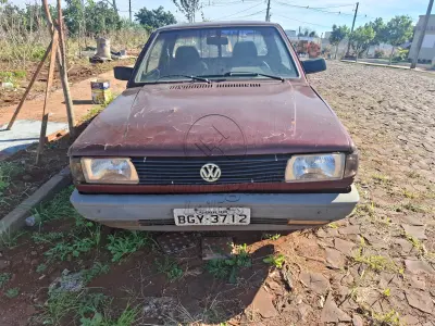 LOTE 001 - VW SAVEIRO CL, 1991/1991, VERMELHO, PLACA BGY 3712