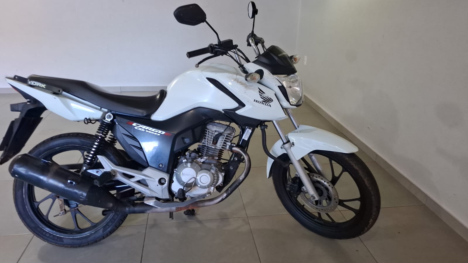 Motocicleta HONDA/CG 160 CARGO, de placas JBF6F94, 2022/2022